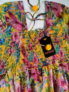 Yellow Branded Top/Tunic