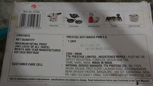 BRAND NEW PRESTIGE ROTI MAKER