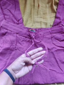 Khadi Pure Cotton Pant - New Without Tag