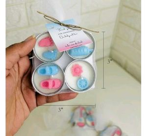 Baby Shower Gifts - Vanilla Scented Tealights Set