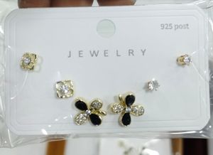 Earrings Set - 3 Pairs