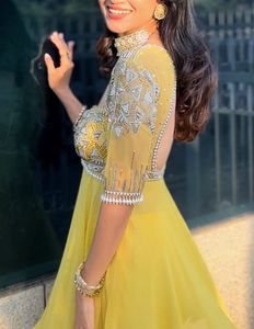 Stunning Omal Sindwani Designer Sharara Set 💛