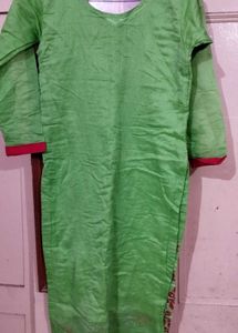 Green Embroidered Salwar Suit Set