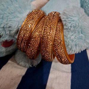 2.6 Size  Pastic Stone Bangles