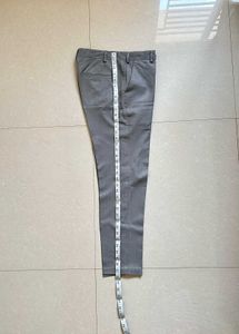 Grey Skinny fit Formal Pent