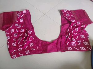 Pink Batik Saree