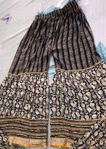 COTTON PEPLUM GARARA SET