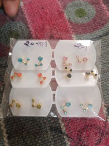 Stud Earrings Set(pair of 6)