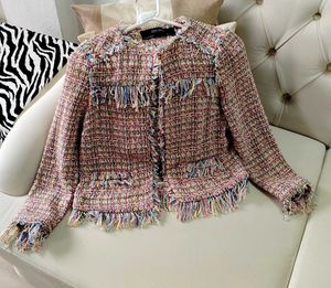 Zara Basic Confetti Metallic Tweet Jacket
