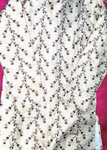 Floral Print Kurta