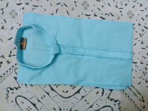 Men's Light Blue Kurta