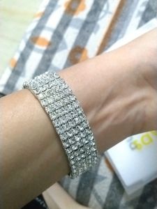Rhinestone Embellished Bracelet