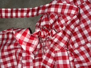 Red Gingham Romper