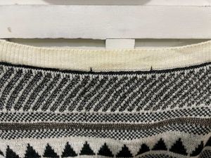 🎀Imported Patterned Knit Pullover Sweater D