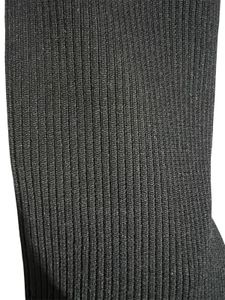 Black Knit Heeled Ankle Boots Size 36