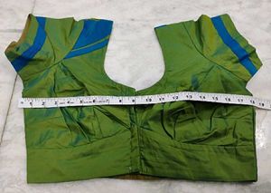 Green color Silk Blouse