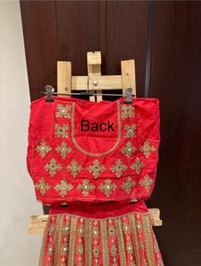 Brand new unstitched Bridal Embroidered Leheng