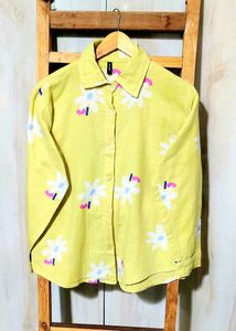Floral Print Button-Down Shirt size-40