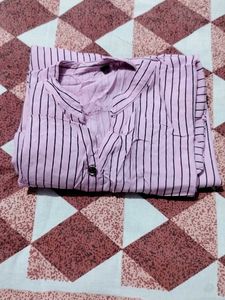 Striped Pink Kurta