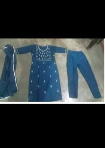 Kurta With Dupatta And Bottomwear.   Size M