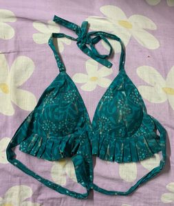 Blue Greenish Tie On Top