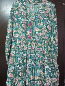 Floral Print Tiered Dress