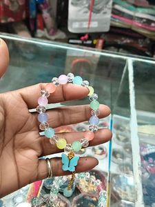 Beaded Charm Bracelet 4 piece Set