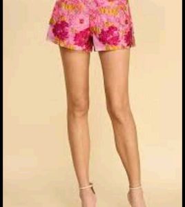 Floral High Waisted Shorts