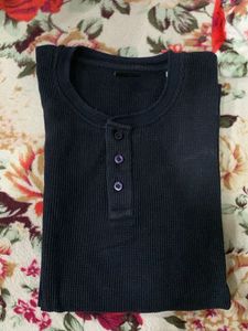 Men's Long Sleeve Buttoned Top
