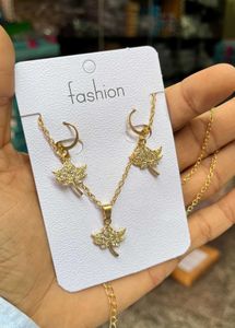 Stone Chain Pendant Jewellery Set | Women