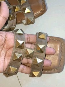 Catwalk Studded Flat Sandals