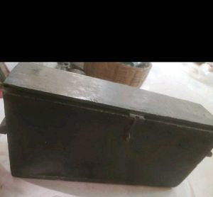 Vintage Old Wooden Box With Locking System