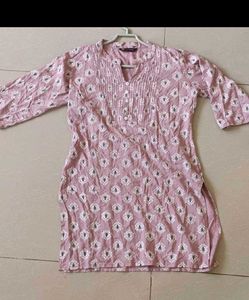 Floral Print Short Kurti