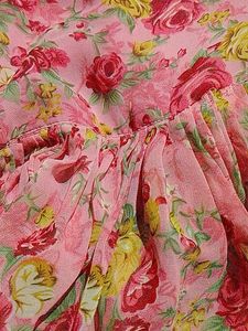 Floral Print Pink Dress
