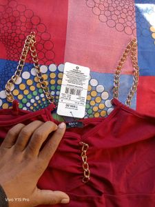 Red Dress for fairy ❤️🧚🧿 || Chain Strap