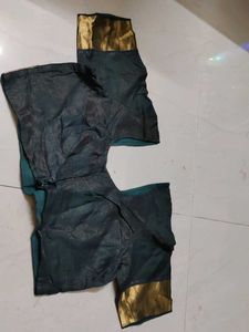 Dark Green Colour Blouse