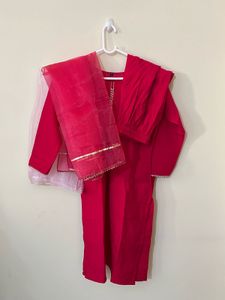 Pink Kurti Set