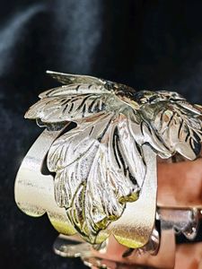 Statement Leaf Cuff Bracelet