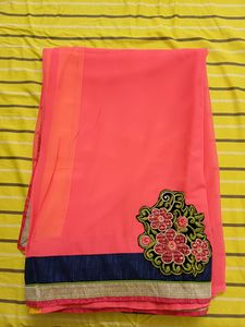 Designer Multicolor Shading All Over Embroidery Sa