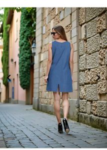 Denim Sleeveless Dress