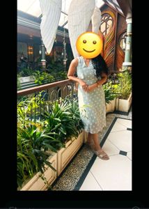 Sage Green Polka Dot Dress