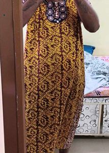 Printed Kaftan Nightgown