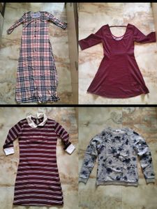 Combo Of 4 Different Premium Dresses
