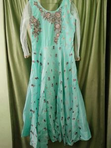 Partywear Embroidered Gown