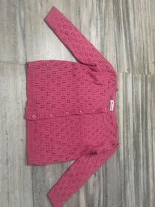 Cute Pink Knit Cardigan