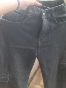 Grey Baggy Cargo