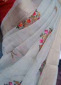 Jari Border Saree