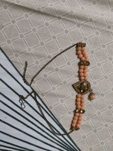 Elegant Pearl Necklace And Bangles
