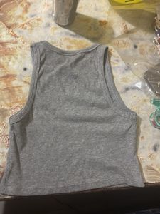Stylish Grey Crop Top