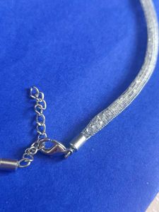 Silver Stone Choker /Necklace